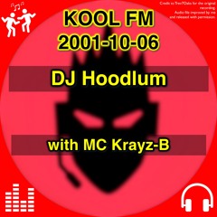 DJ Hoodlum @ Kool FM, 6 Oct 2001