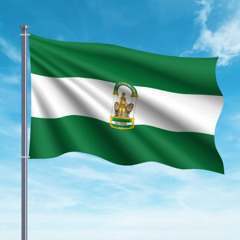 La bandera blanca y verde