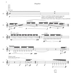 Hingahan, for solo flute