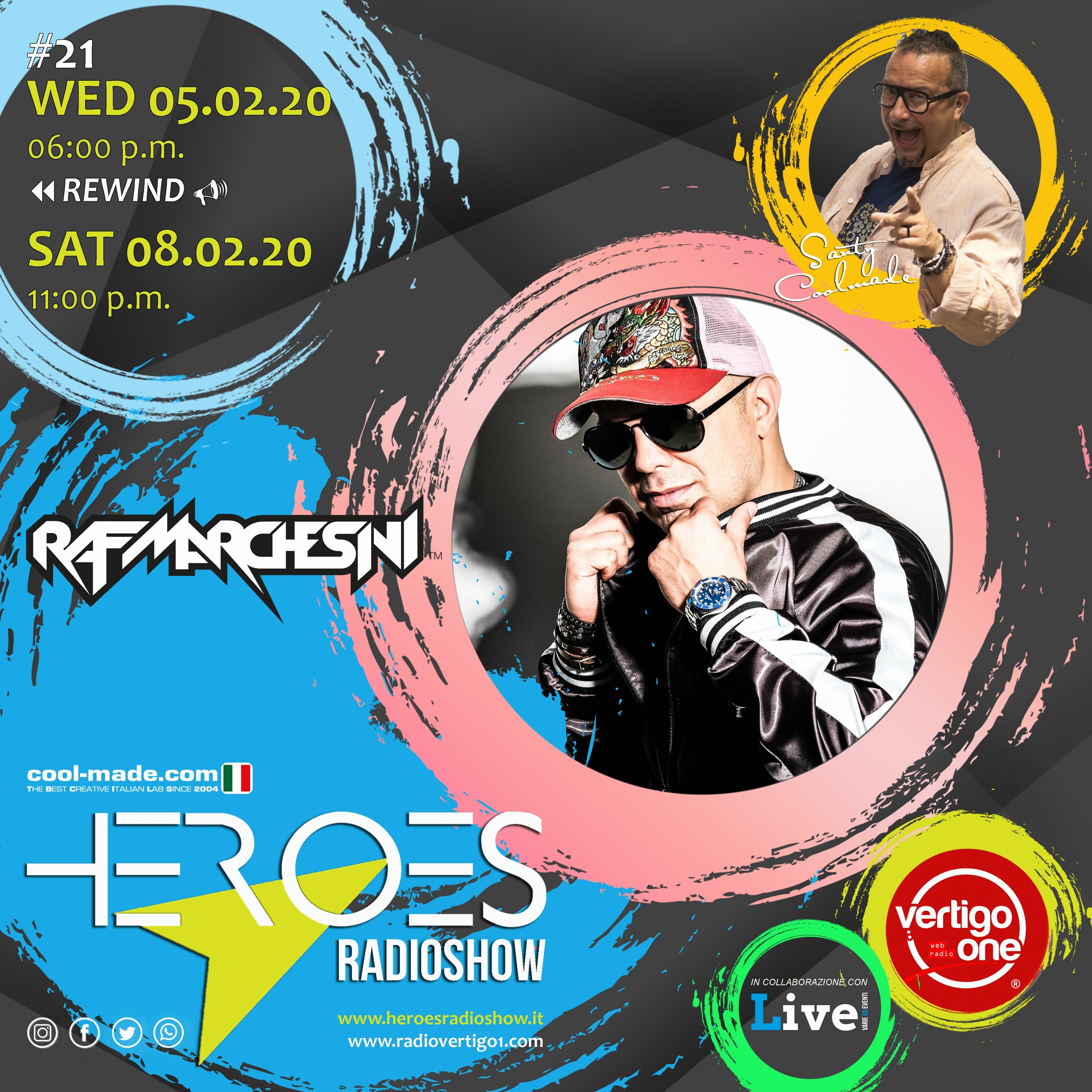 #21/2019-20> HEROES RadioShow - Special Guest RAF MARCHESINI episode artwork