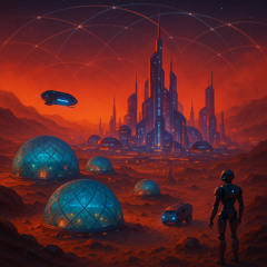 AI on Mars: Designing Smart Cities on the Red Planet by 2055