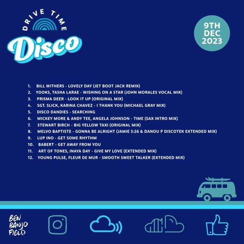 Drive Time Disco - 9th December 2023