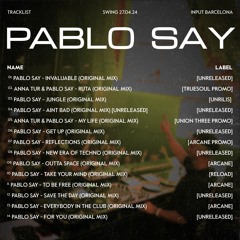 Pablo Say Live At Swing @Input Barcelona