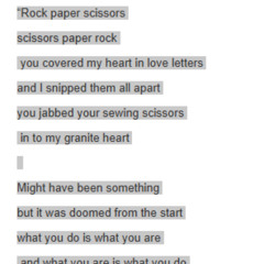 rock paper