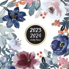 🍌PDF <eBook> 2023-2024 Monthly Planner Two Year Planner Calendar Schedule Organizer 🍌