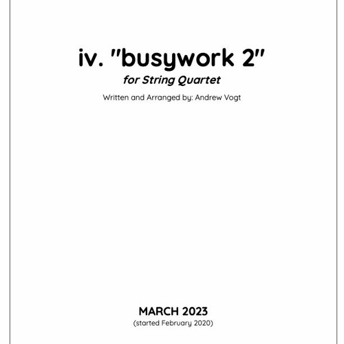 iv. "busywork 2"