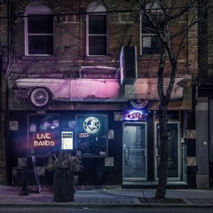 Lonely girl on the corner