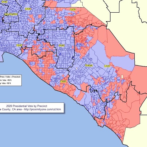 Stream California State Congressional Districts By Zip Code by