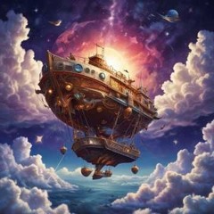 Planant À Travers Le Cosmos