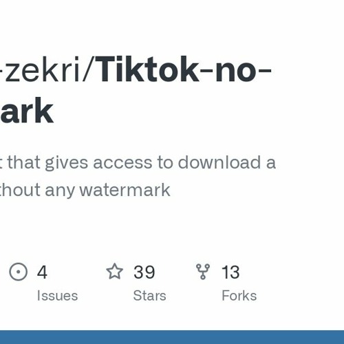 Stream Easy Way to Download TikTok Videos Without Watermark Using ...