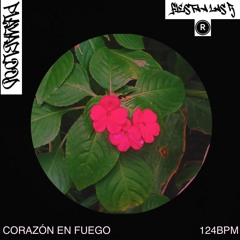 corazón en fuego
