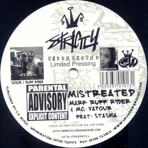 Mark "Ruff" Ryder & MC Vapour feat. Stashia - Mistreated [R2R Bassline Bootleg]