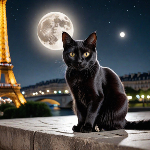 Escaliers Un Chat Court