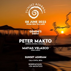 Peter Makto - Gemini's Energy Live DJ Set @ Sunset Ashram, Ibiza (Dinner & Dance Event 08 June 2022)