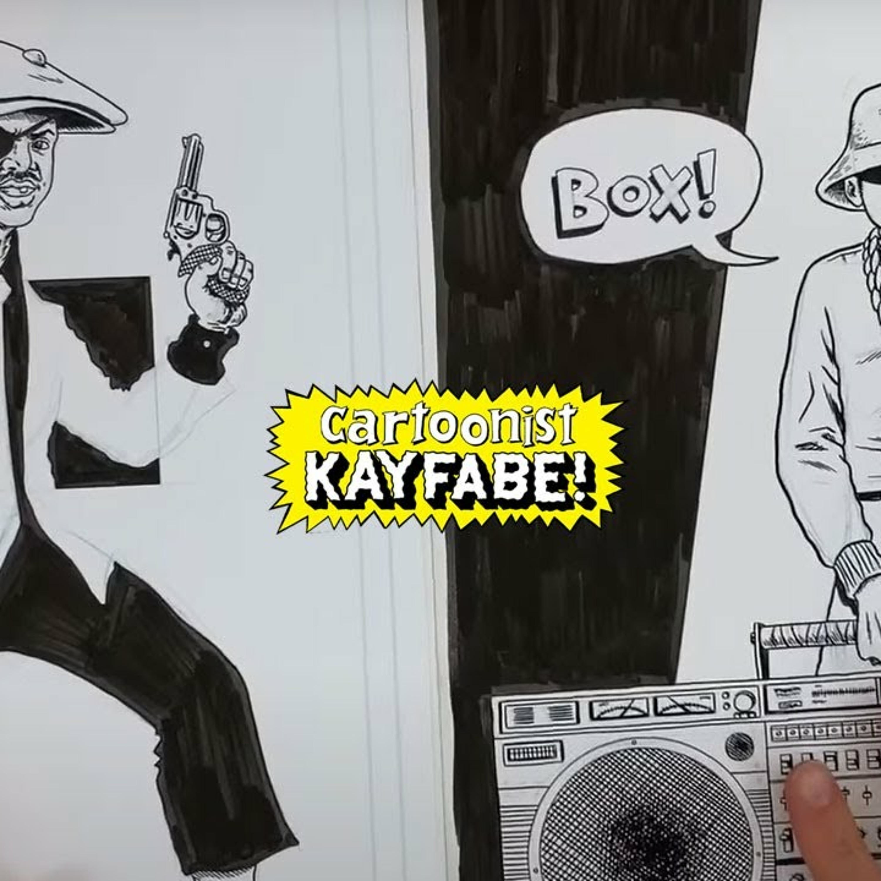 Original Art from Hip Hop Family Tree Up for Grabs. episode artwork