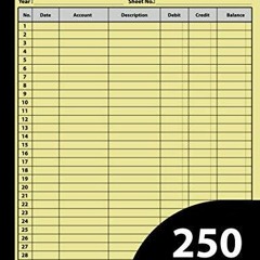 Read Accounting Ledger Book: Large & Simple Bookkeeping log for Small Business and