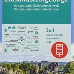 KOMPASS Wanderkarte Elbsandsteingebirge. Nationalpark Sächsische Schweiz. Nationalpark Böhmische S