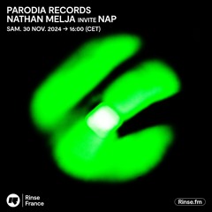 Parodia records : Nathan Melja invite Daniel Rincon - 30 Novembre 2024