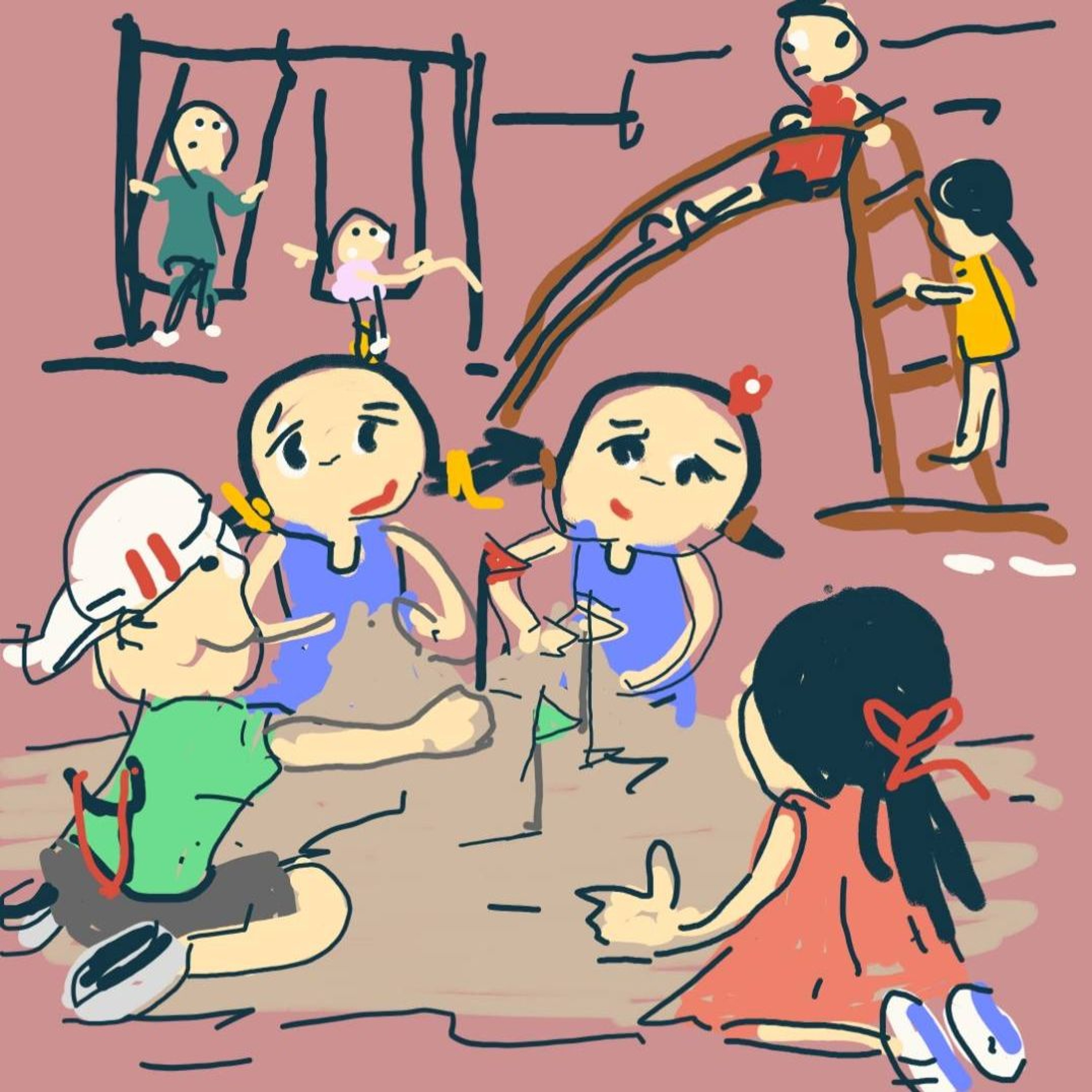 นิทานยิ้มแย้มแก้มใส (EP 270 นิทานชุด หนูดีกับพี่กลาง ตอน หนูดีไปสนามเด็กเล่น) episode artwork
