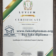 Can i get to buy Luvium Pty Ltd fake certificate?