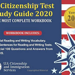 [Download] KINDLE 💙 US Citizenship Test Study Guide 2019: THE MOST COMPLETE WORKBOOK