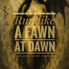 Run like a fawn at dawn