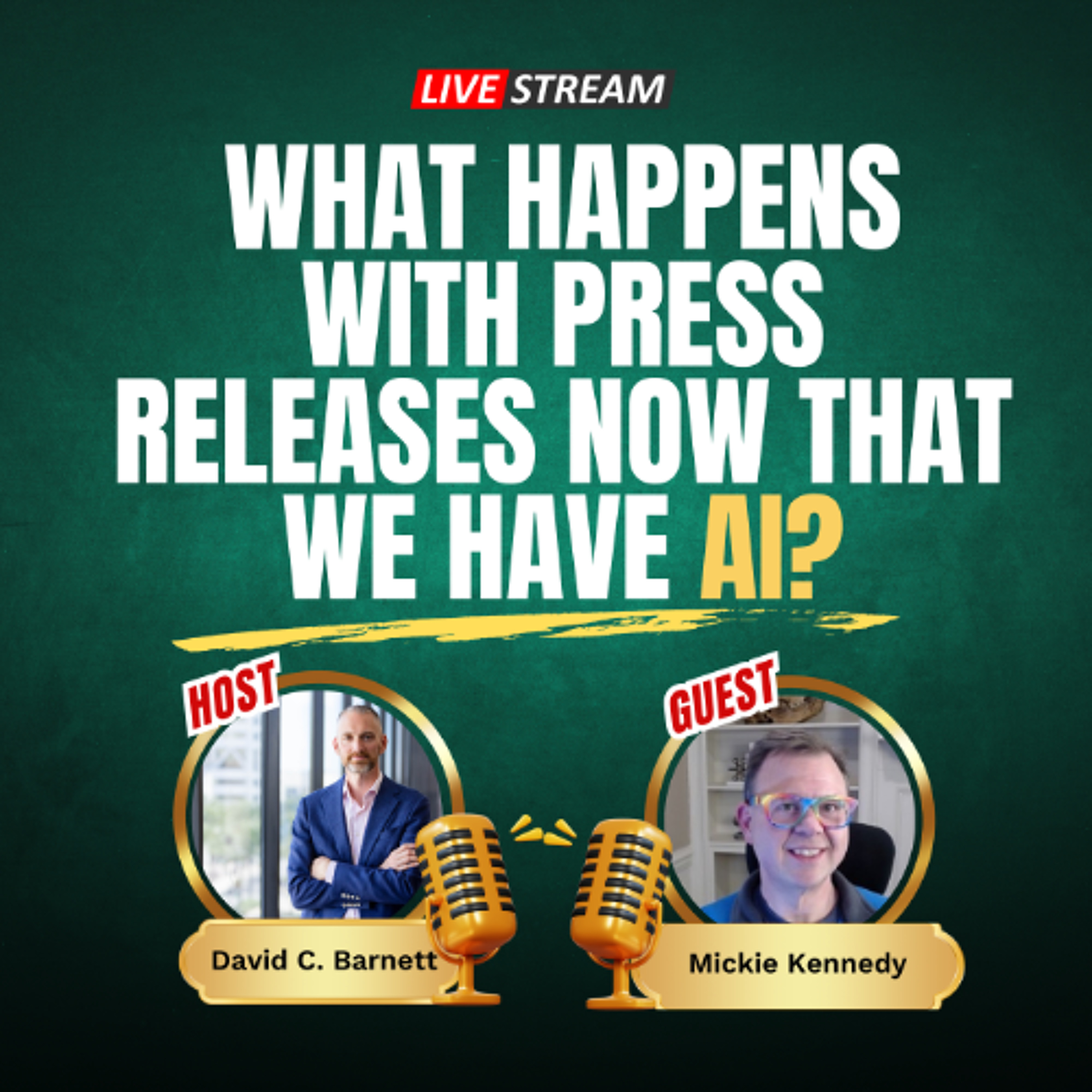 LIVE - What happens with press releases now that we have AI