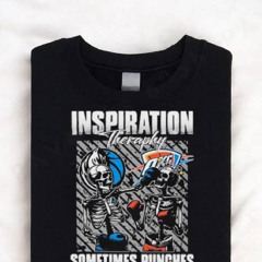 Skeletons Dallas Mavericks Inspiration Theraphy Sometimes Punches Make Us Better Shirt
