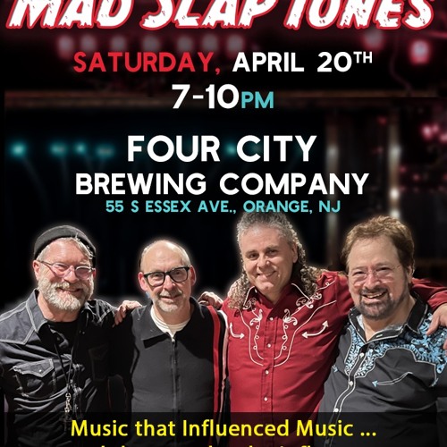 Rockin Pneumonia And The Boogie Woogie Flu Mad Slap Tones At Four City Brewing Co 4-20-24