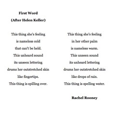 331 First Word by Rachel Rooney, read by Natalie Dormer and David Oakes
