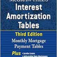 Read EPUB 📙 McGraw-Hill's Interest Amortization Tables, Third Edition by Jack C. C.