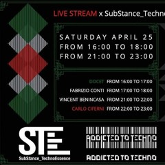 Vincent Benincasa x Substance_Techno Essence 100% Made in italy 25/04/20