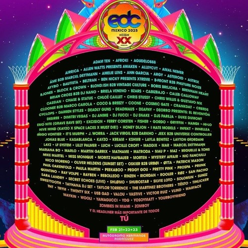 Tinlicker @ stereoBLOOM, EDC Mexico 2025-02-21