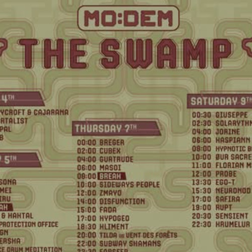 Sideways People @  Modem 2025 - Epic  Swamp Stage Set