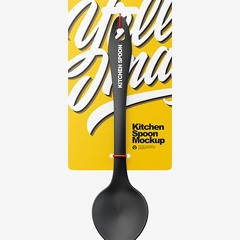 Download Free Plastic Kitchen Spoon Mockup Packaging Mockups PSD Templates