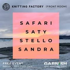 Stello @ The Knitting Factory  2 - 29 - 20