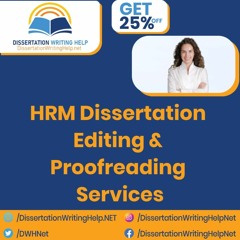 Expert HRM Dissertation Editing and Proofreading Service