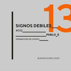 Signos débiles