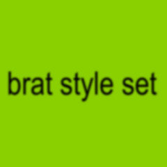 brat style set