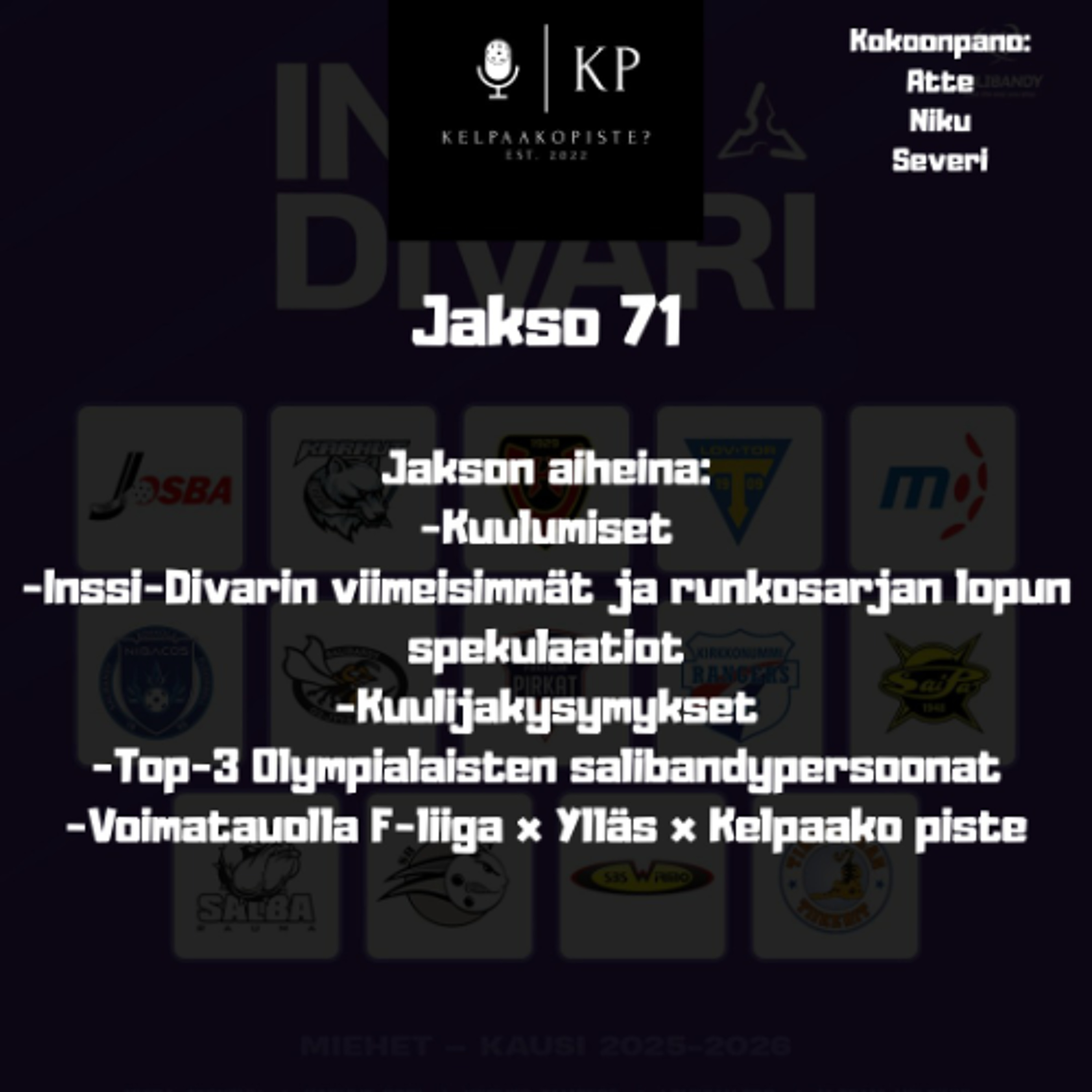 71. Kelpaako piste: Mitkä joukkueet joutuvat vielä jännittämään sarjapaikkaansa? "Vantaa ja SaiPa on karsijat"