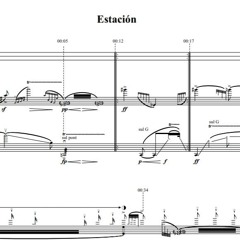 Estación - Para Flauta, Violín,  Seis Armónicas y Melódica