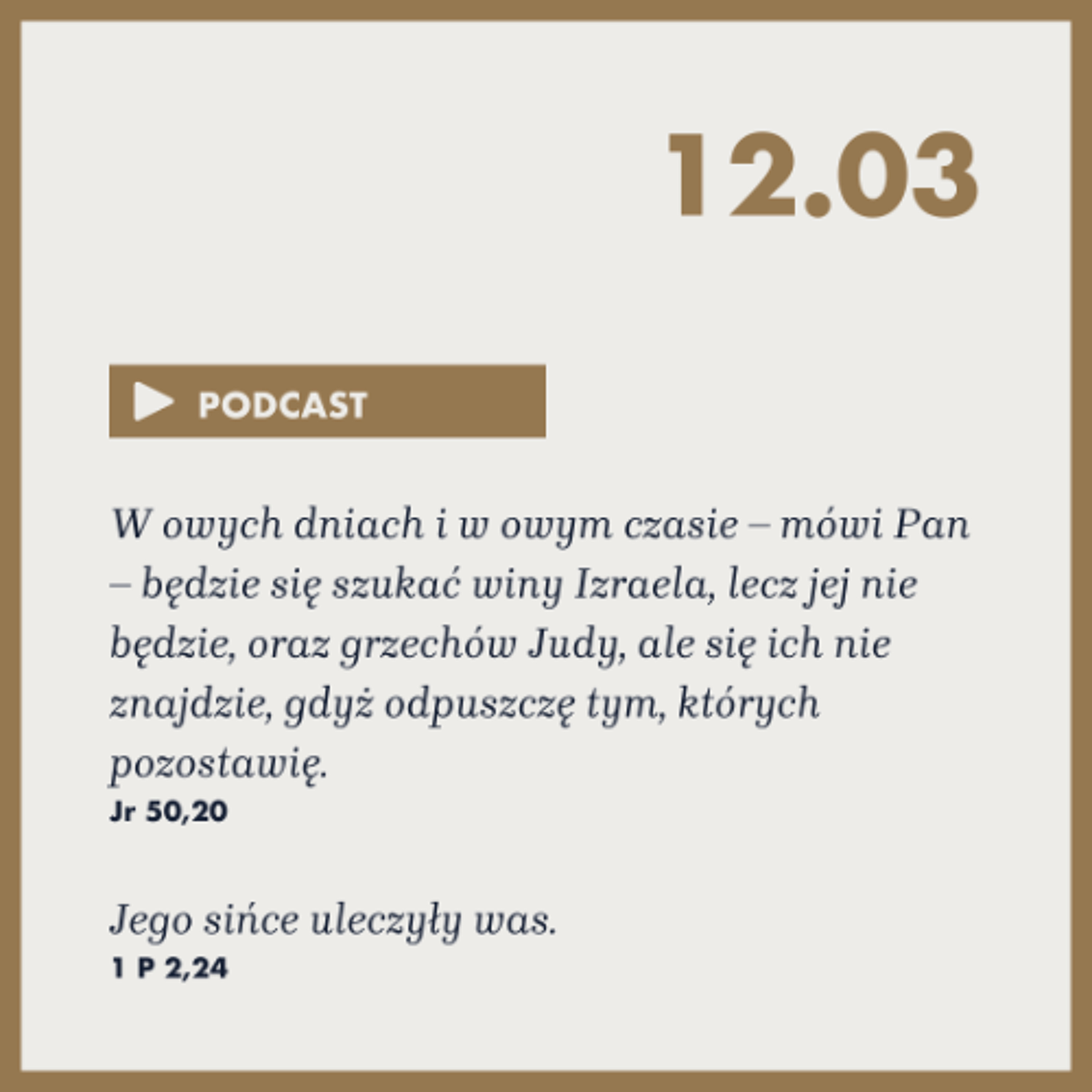 Poranek ze Słowem na 12 marca 2025 episode artwork