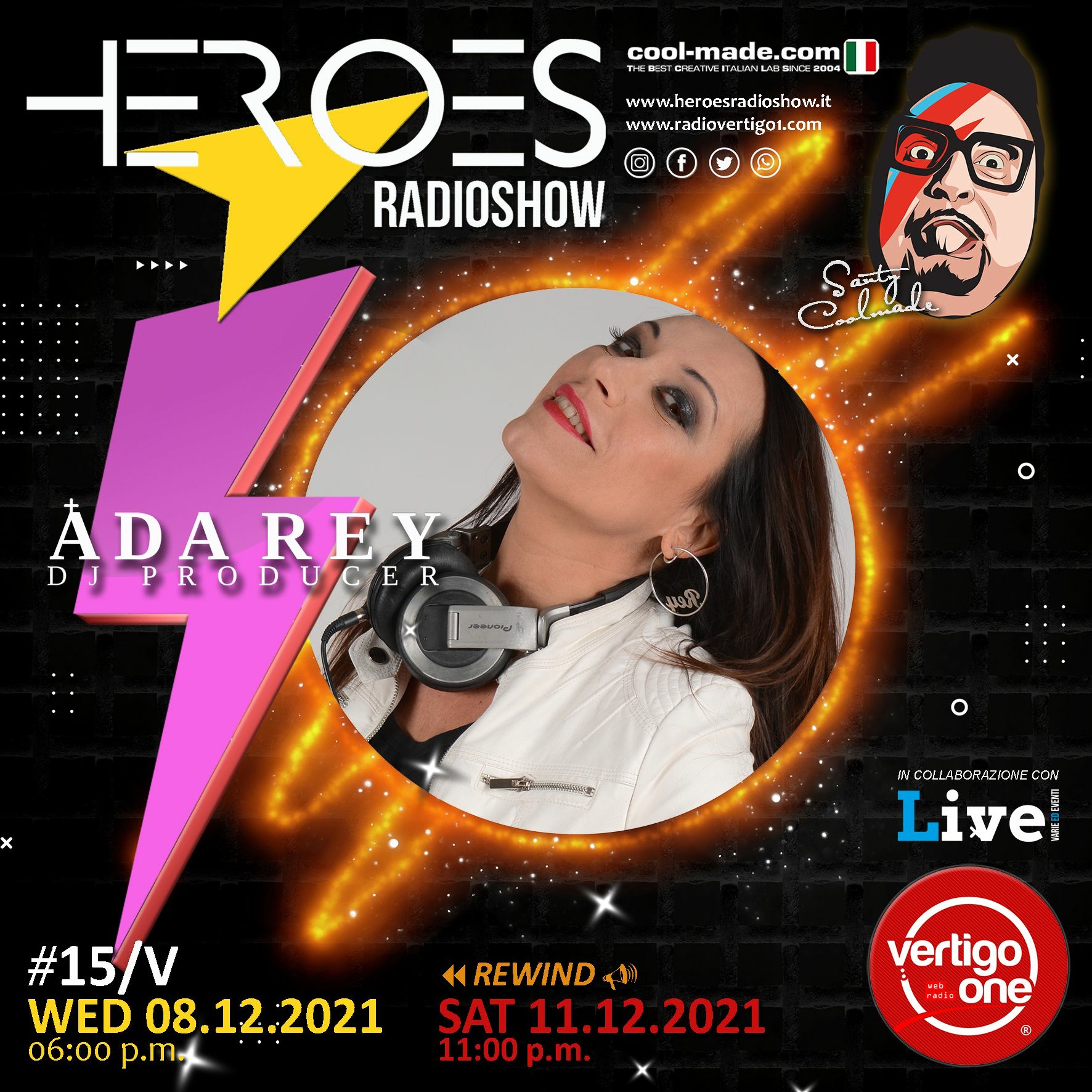 #15/2021-22> HEROES RadioShow - Special Guest ADA REY episode artwork