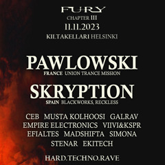 Live @Club Fury Chapter III, 11.11.23, Kiltakellari (VIIVI & KSPR)
