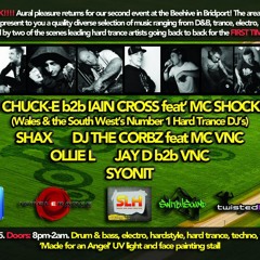 DJ Chuck-E b2b Iain Cross Feat' MC Shocker -Live @ Aural Pleasure, The Beehive, Bridport, 27/04/2013