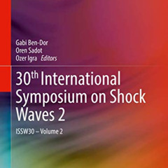DOWNLOAD EPUB 📙 30th International Symposium on Shock Waves 2: ISSW30 - Volume 2 by