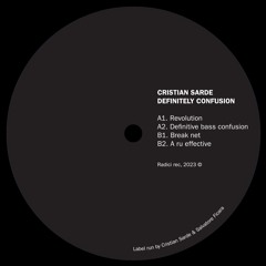 Cristian Sarde - Definitely Confusion // RDC002
