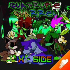 [300 Soundcloud Follower Special 1/3] Quadruple Quarrel [FNF] [Vs. Sonic.exe] [X - Side / Remix]