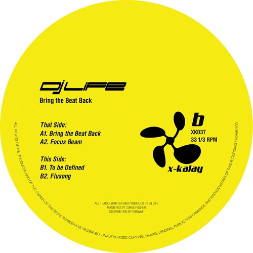 XK037 | DJ Life - Bring the Beat Back