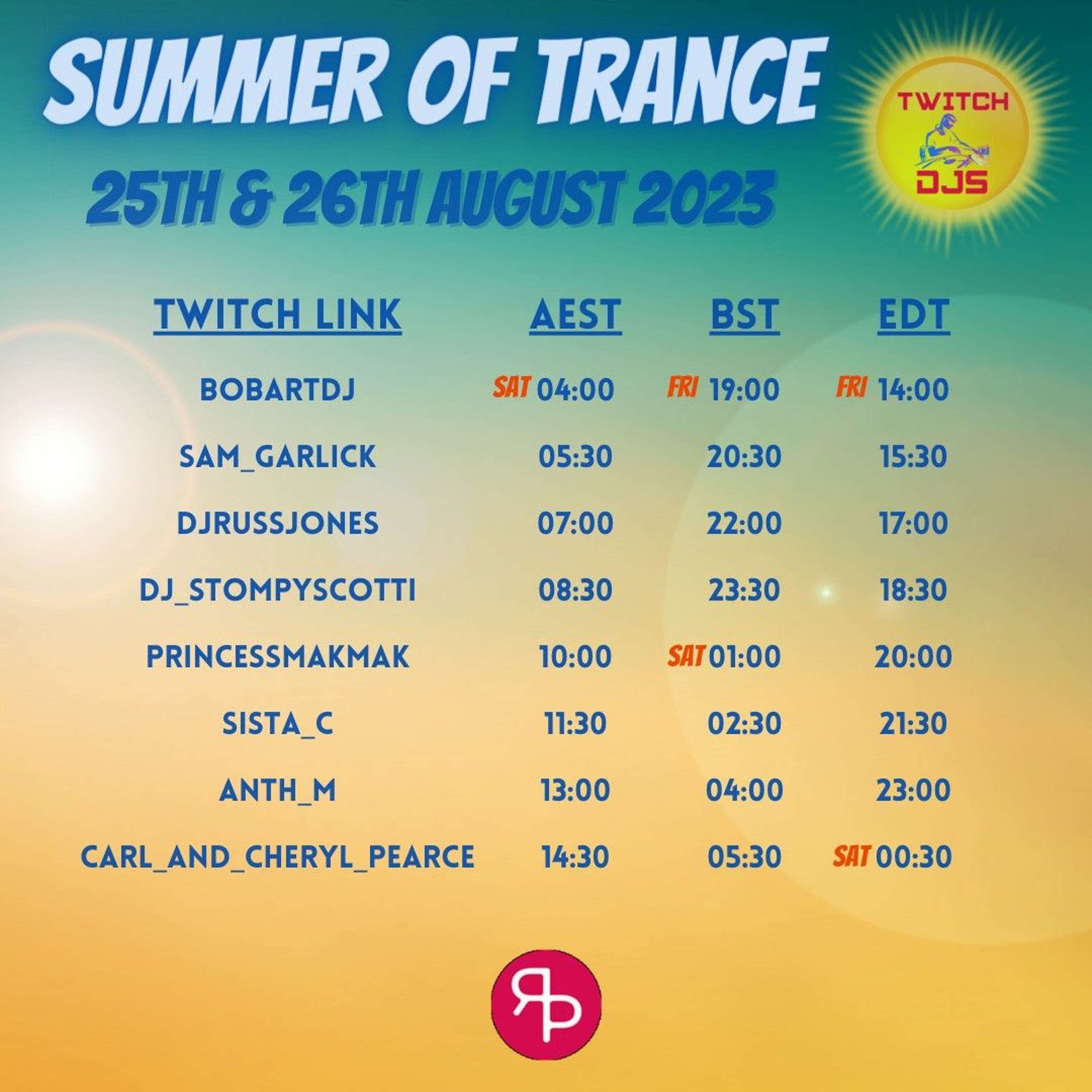 Twitch Djs Summer Of Trance Raid Train Of Classics